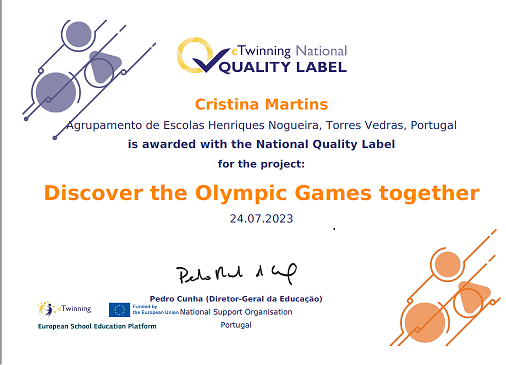 National Quality label Portugal