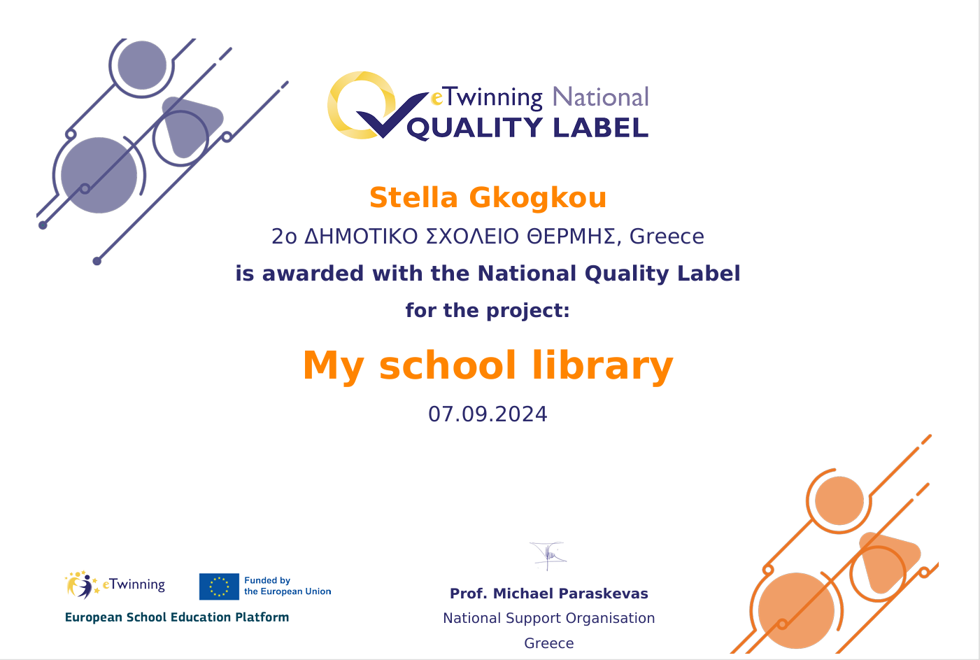 National Quality label