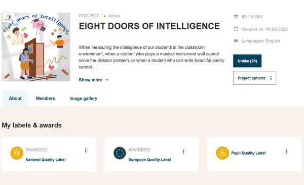 EIGHT DOORS OF INTELLIGENCE