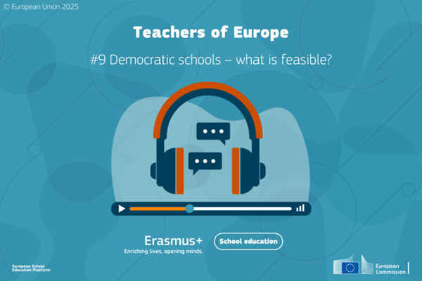 Teachers of Europe podcast #9 logo