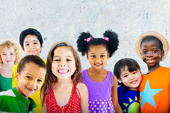children smiling