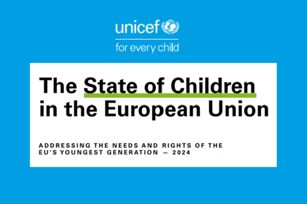 report cover: The State of Children in the European Union
