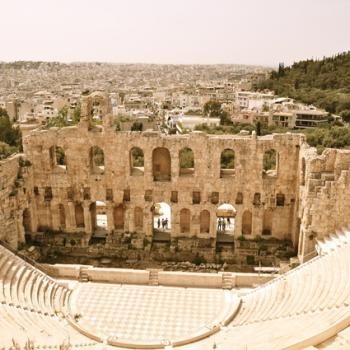 Odeon of Herodes Atticus from above