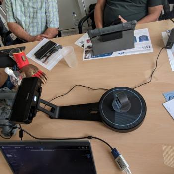Training on the use of 3D scanner
