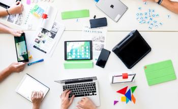 Nutzung von Tablets und digitalen Endgeräten.