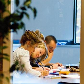 Students in classroom