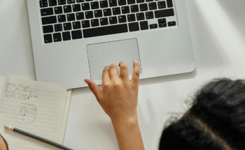 child using computer