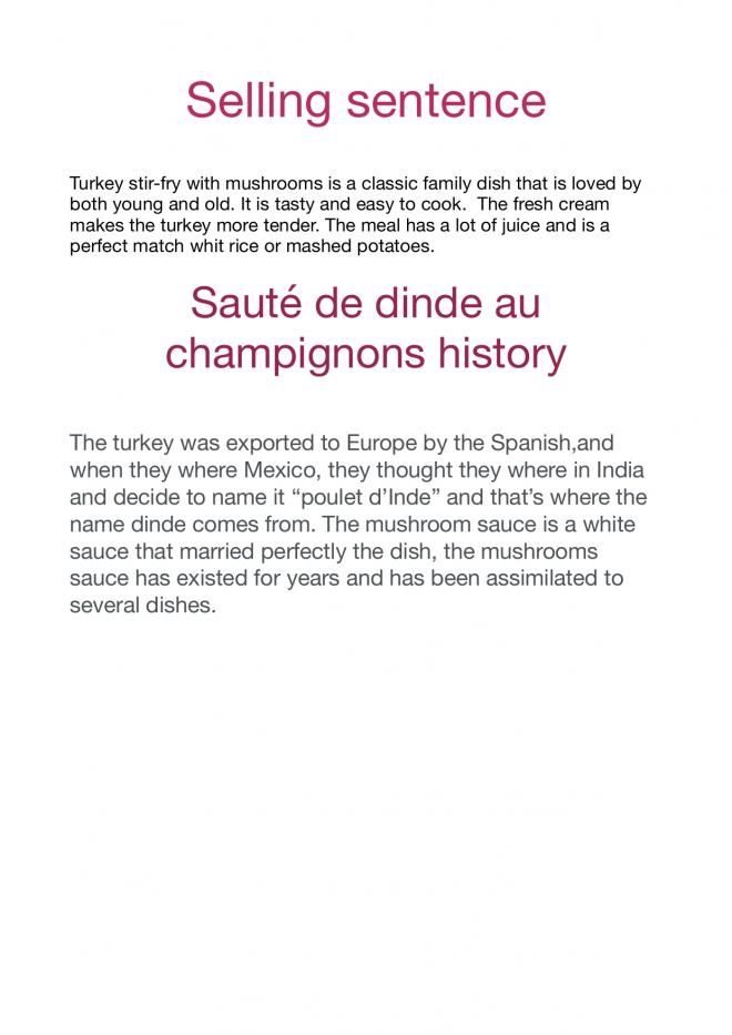 history and selling sentence