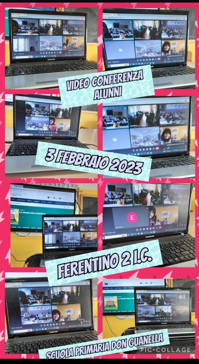 videoconferenza alunni 2 B Don Guanella