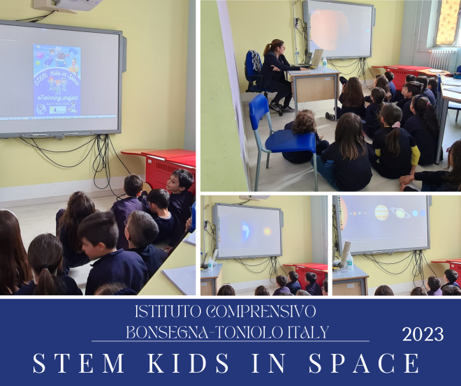 We have seen a video about space and our solar system!