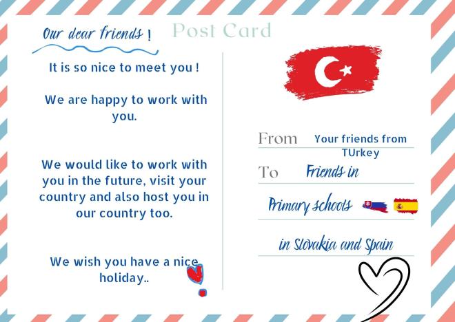 Our students' postcards
