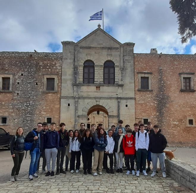 Visit of the Arkadi monastery
