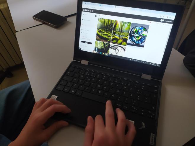 Creating logos and slogans using AI