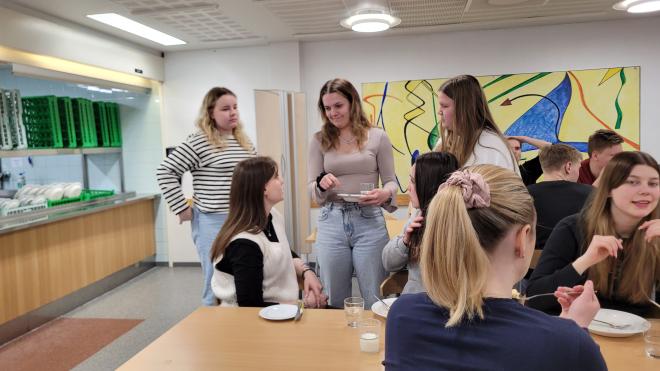 Host students