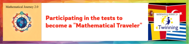 Participating in the tests to become a "Mathematical Traveler"