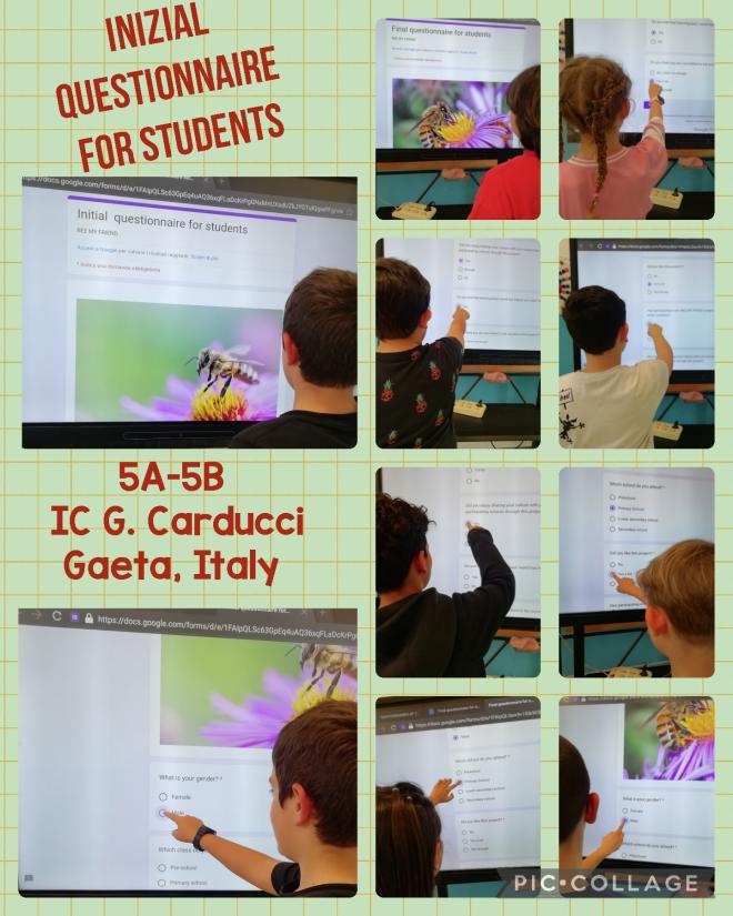 Initial questionnaire_5A-5B_IC G. Carducci Gaeta Italy