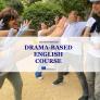 a group of teachers learning English with drama 