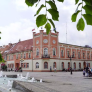 the photo shows the main square