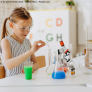 kid doing a science experiment