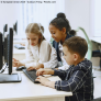 kids using computer