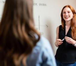 two teachers exchanging