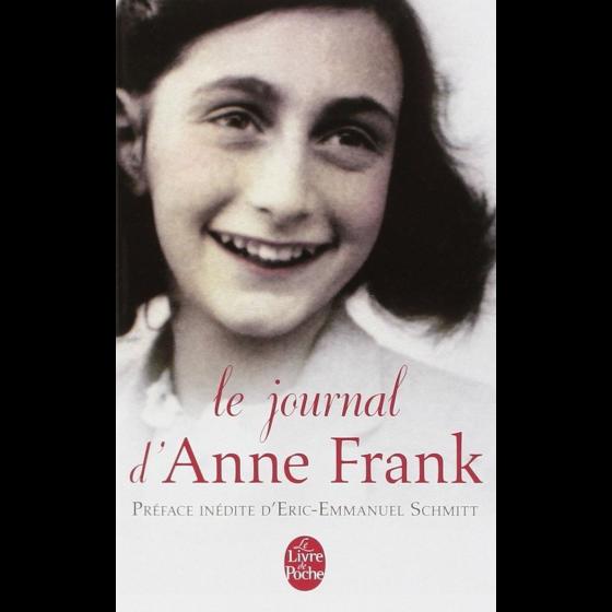 This book cover illustrate Le jounal d'Anne Frank 