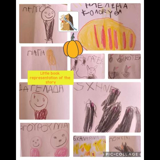 Pumpkin Story Little Book with numbers