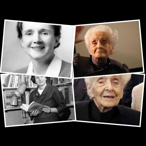 Collage foto Rita Levi Montalcini y Rachel Carson