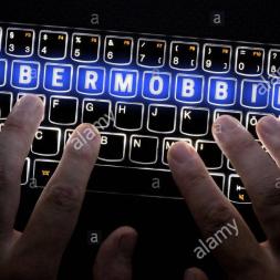 Cyber-mobbing in schools - using computer and keyboards