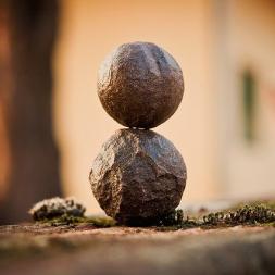 Stone on top of another stone