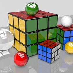 Rubik’s cubes and spheres