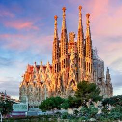 The iconic Sagrada Familia of Antonio Gaudí. Symbol of Barcelona