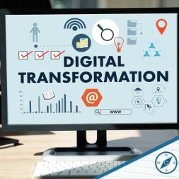The image shows the different digital tools which allow digital transformation.