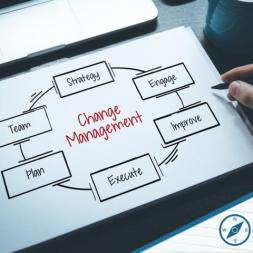 The image shows some of the key elements of the project cycle management.
