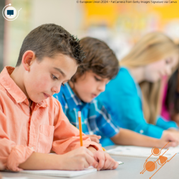 Children sitting an exam