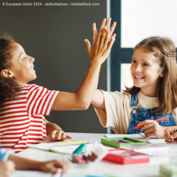 Kids high five