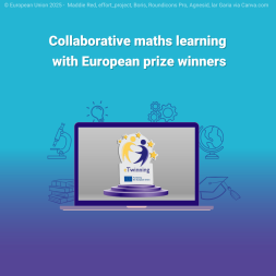 laptop showing european prize