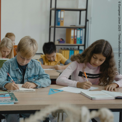 kids in class