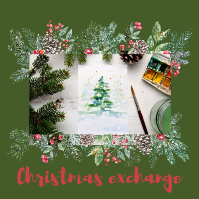 Christmas cards exchange 