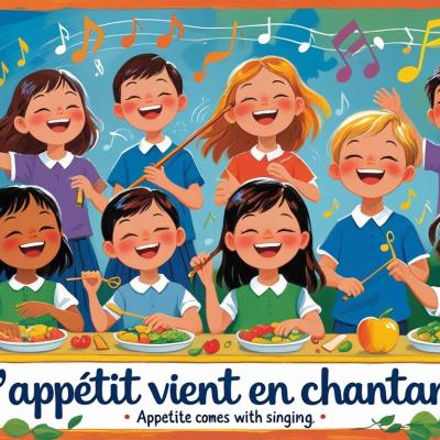L'appétit vient en chantant ! Τραγουδώντας έρχεται η όρεξη ! Appetite comes with singing !