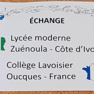 Les amis franco-ivoiriens (Collège Lavoisier, Oucques - Lycée Moderne, Zuénoula)