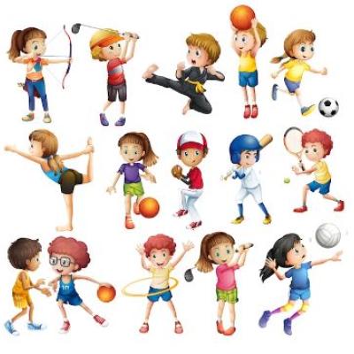 children that practise sport 