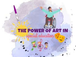 Logo of the project with titel The power of art in special education