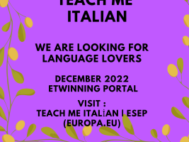TEACH ME ITALIAN (We are looking for language lovers )