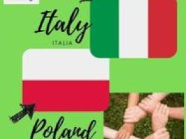 Pen Friends LOGO chosen by the two teams- Polish and Italian- 