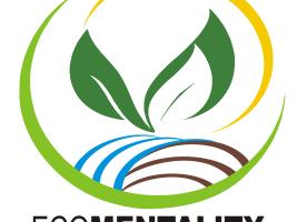 Permaculture is the main topic of this project. Nature, energy and waste management as working topics are represented in our logo by the different colours green, yellow and brown. Taking care of the earth means taking care of nature (green), water (blue), soil & ressources (brown) and energy (yellow).