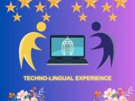 Techno-lingual experience project logo