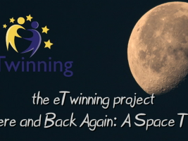 Logo for eTwinning Project: There and Back Again: A Space Tale