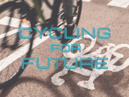 Bike on bike path headline Cycling for Future