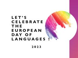 Let's celebrate eht European Day of languages !